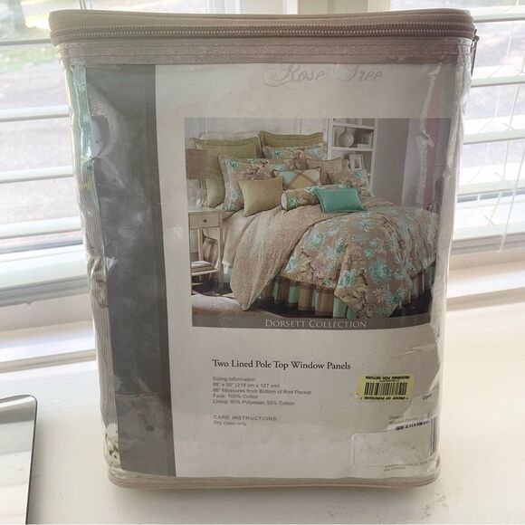 Rose Tree Dorsett Collection Lined Window Valance NWT - Picture 3 of 5
